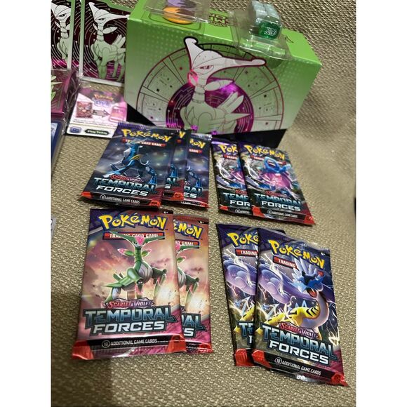 Pokemon Scarlet & Violet Temporal Forces Elite Trainer Box Open Box - Picture 4 of 11